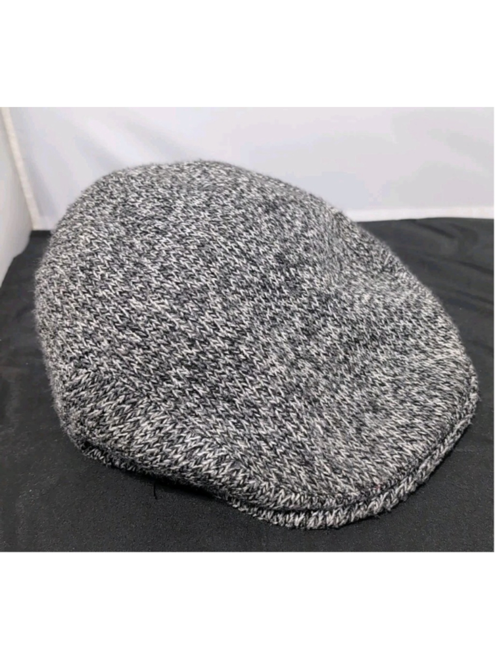 SAKS FIFTH AVENUE Men's Wool Polyester Newsboy Cabbie Hat Italy Gray Size XL
